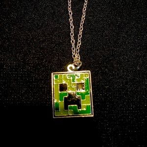 ***bundle items and save**** Creeper necklace inspired by Minecraft